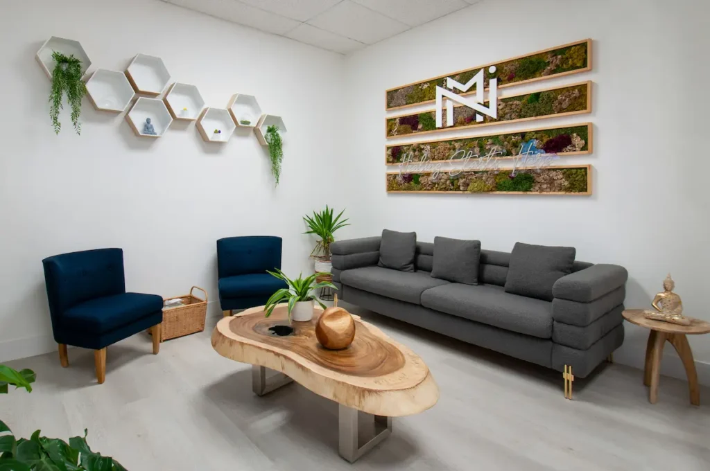 The Neomedicine Institute waiting area at the Doral Florida location